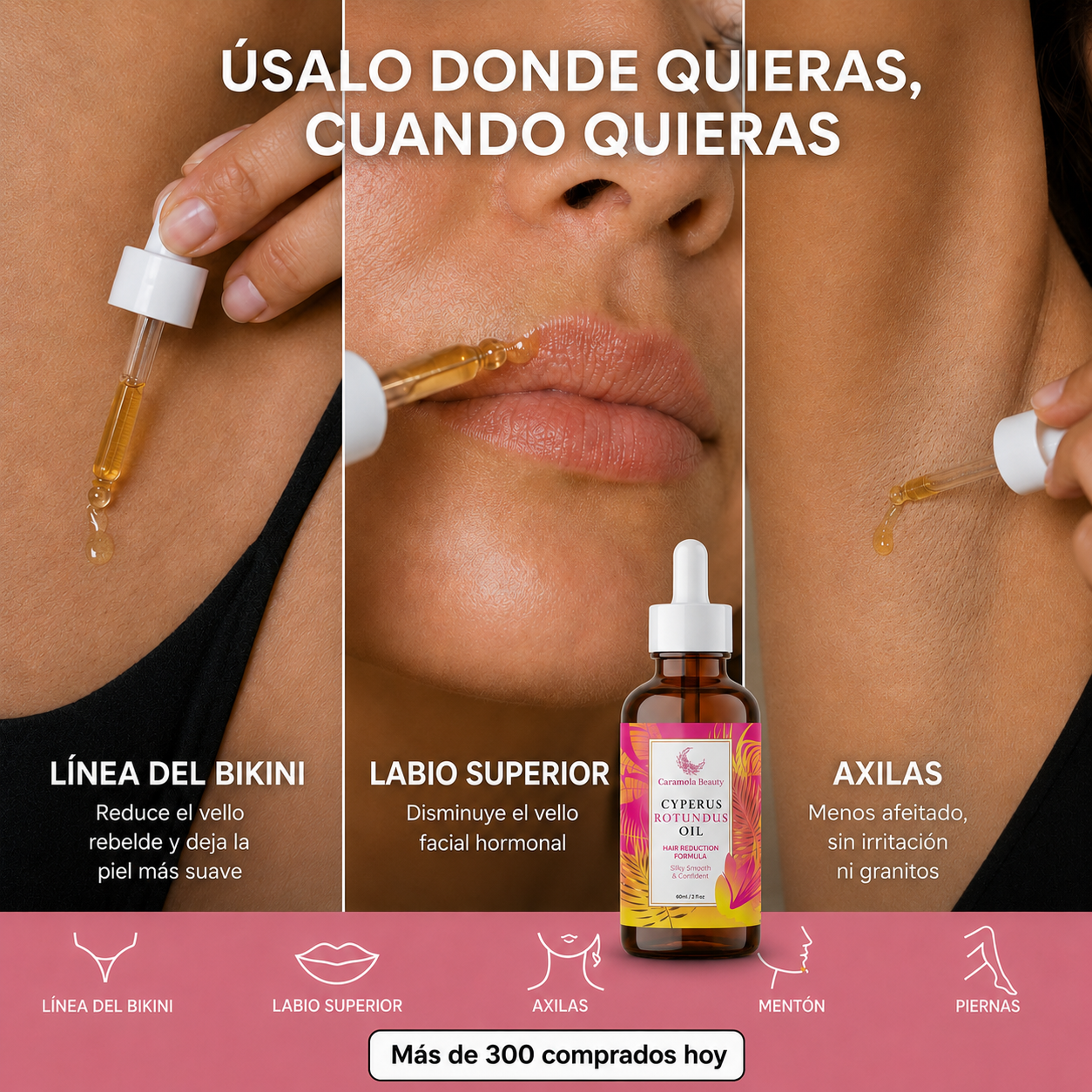 VELORIA PRO - Aceite Anti Crecimiento de Vello